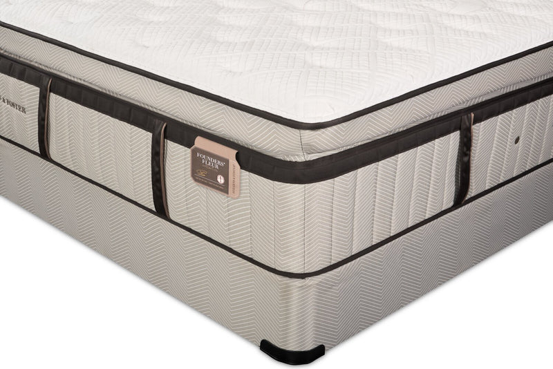 Stearns & Foster® Swansea Luxury Euro Pillowtop Full Mattress Set