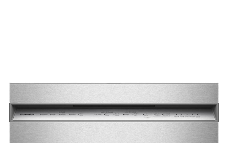 KitchenAid 24\" 41 dBA Dishwasher with Third Level Jet Rack – PrintShield Stainless - KDFS324SPS 