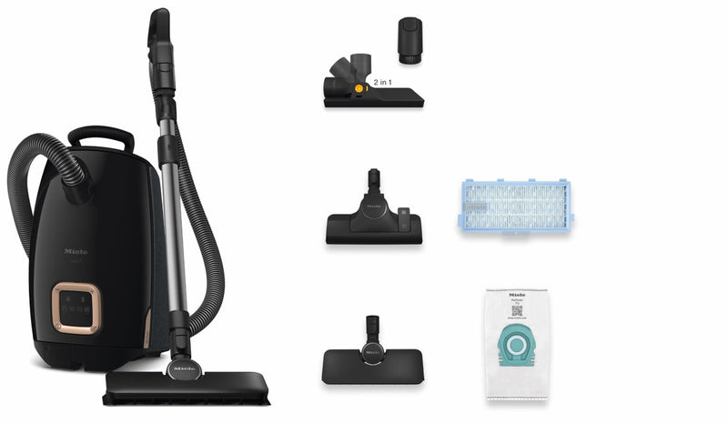 Miele Guard L1 AllFloor Canister Vacuum with Bag – Obsidian Black - 41USE038CDN 