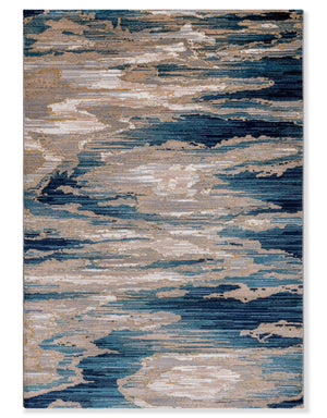 Samantha Multi-Coloured Contemporary Area Rug – 6'7