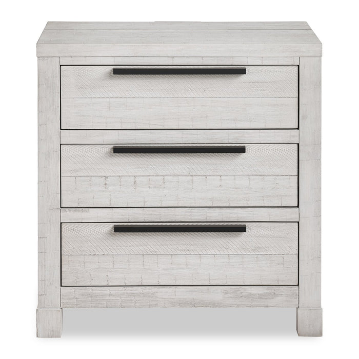 Haven 6pc Bedroom Set with Panel Bed, Dresser, Mirror & Nightstand, White - King Size
