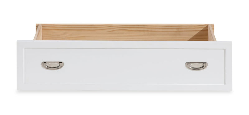 Quinn Trundle Drawers for Bed or Bunk, Set of 2 - White