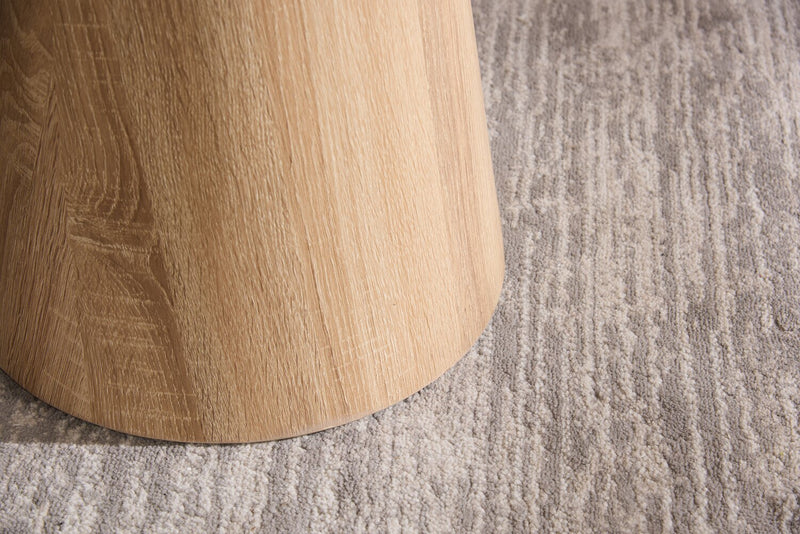 Sloane 2-Piece Round Accent Table – Weathered White 