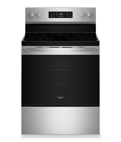 Whirlpool 5.3 Cu. Ft. Electric Range with Air Cooking - Fingerprint Resistant Stainless Steel - YWFES4530SZ | Cuisinière électrique Whirlpool de 5,3 pi3 avec cuisson à air - acier inoxydable résistant aux traces de doigts - YWFES4530SZ