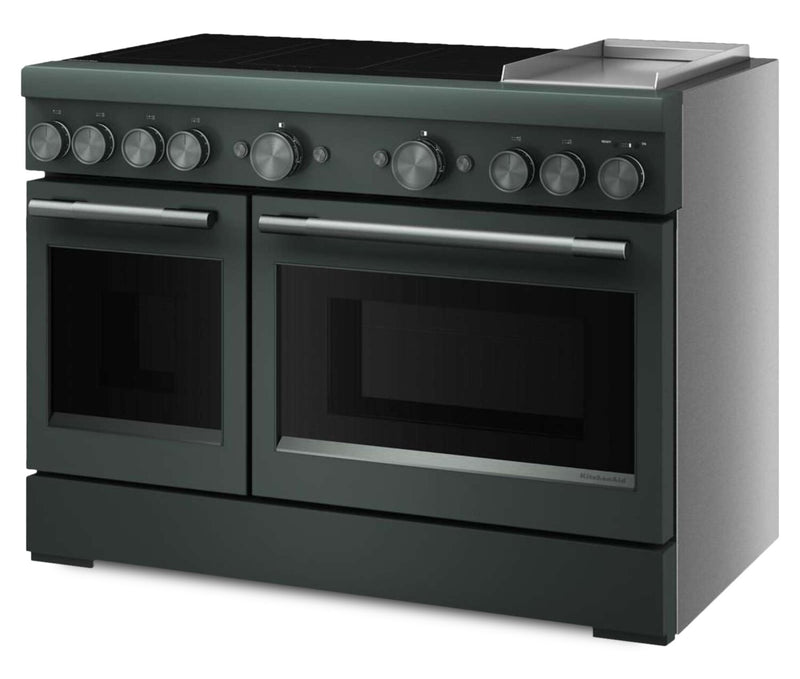 KitchenAid 6.3 Cu. Ft. Induction Freestanding Range with Griddle – Juniper - KFID948SJP