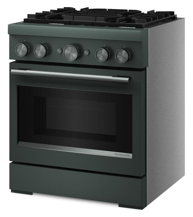 KitchenAid 4.1 Cu. Ft. Dual Fuel Range with No Preheat Air Fry Mode – Juniper - KFDS930SJP