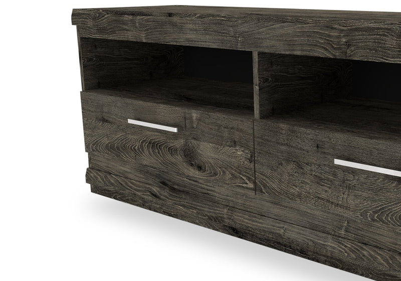 Camden 56\" TV Stand with Storage and Cable Management for TVs up to 60\" - Alabaster Oak