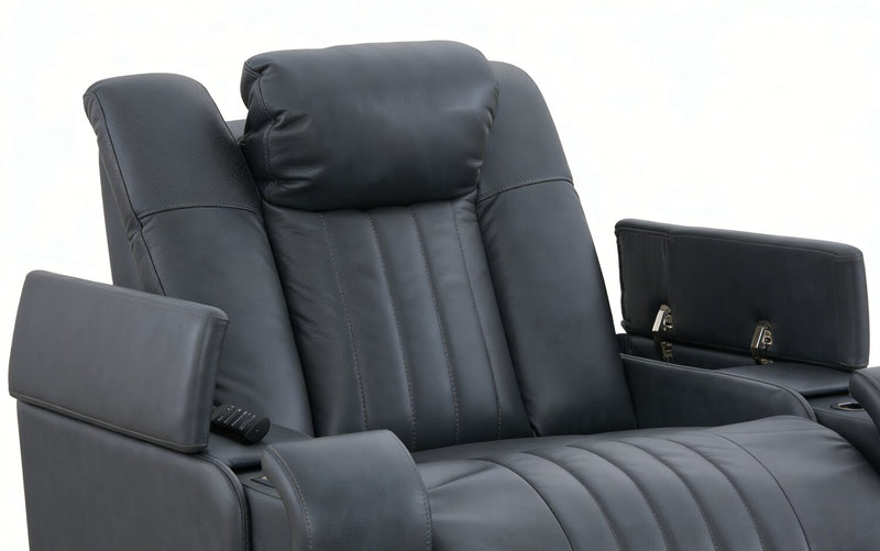 Shaquille O’Neal Home Delux 48\" Zero G Power Reclining Massage Chair with Shaq-o-pedic Comfort – Black 