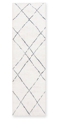 Selin Ivory Washable Runner Area Rug - 2’ x 7’ 