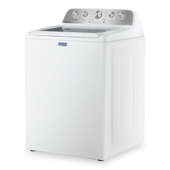 Maytag 5.4 Cu Ft. Top Load Washer with Pet Pro and 7.0 Cu Ft. Gas Dryer – White 
