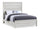 ["Haven Panel Bed with Headboard & Frame, White - Queen Size"]