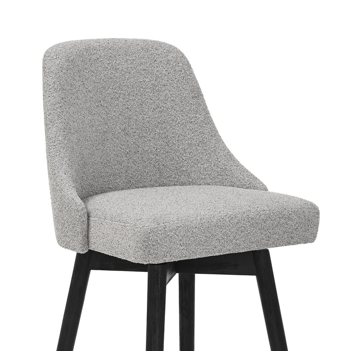 Nash Counter-Height Swivel Bar Stool - Charcoal