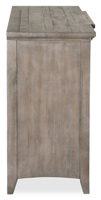 Wesley 70\" Traditional TV Stand with Storage and Cable Management for TVs up to 75\" - Dovetail Grey