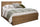 ["Henri Panel Bed with Headboard & Frame, Wood, Brown - Queen Size"]