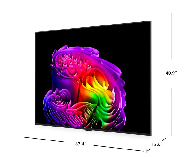 LG 77\" G6 OLED 4K Smart webOS TV with Flush Wall Mount (OLED77G6WUA.ACC) - 2026 Model