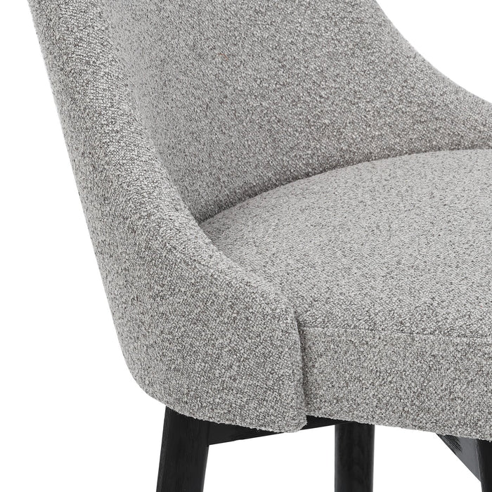 Nash Counter-Height Swivel Bar Stool - Charcoal