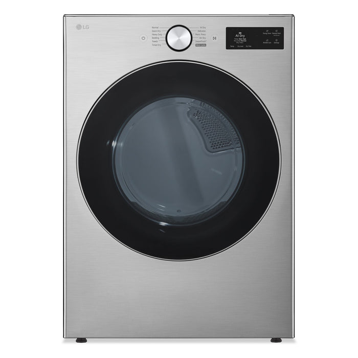 LG 7.4 Cu. Ft. Smart Front-Load Electric Dryer with AI Sensory Dry - Graphite Steel -  DLEX5800V