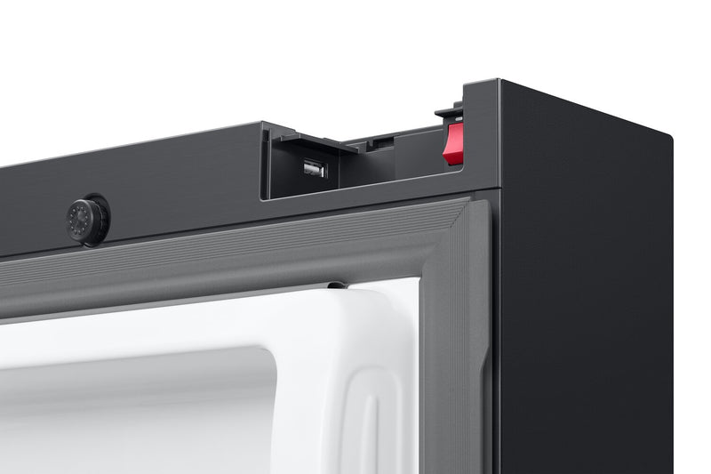Samsung 36\" 23 Cu. Ft. Bespoke Counter-Depth French-Door Refrigerator with AI Home Screen - RF90F29BECRAA