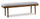 ["Ember Dining Bench with Polyester Fabric, 59##PACKAGEDETAILSquot;W - Grey & Brown"]