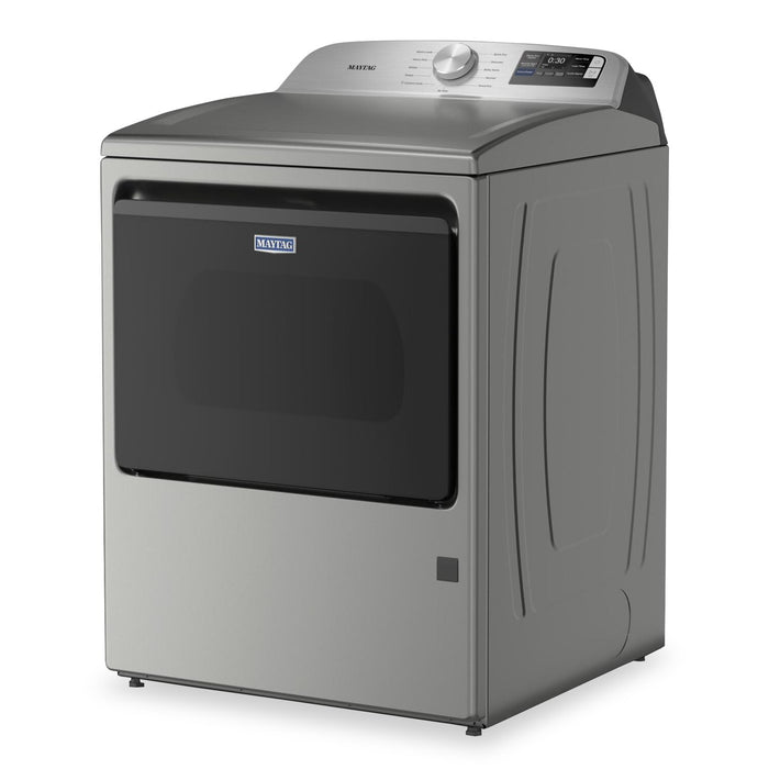 Maytag 7.4 Cu. Ft. Top Load Gas Dryer with Advanced Moisture Sensing – Radiant Silver - MGD6205RR