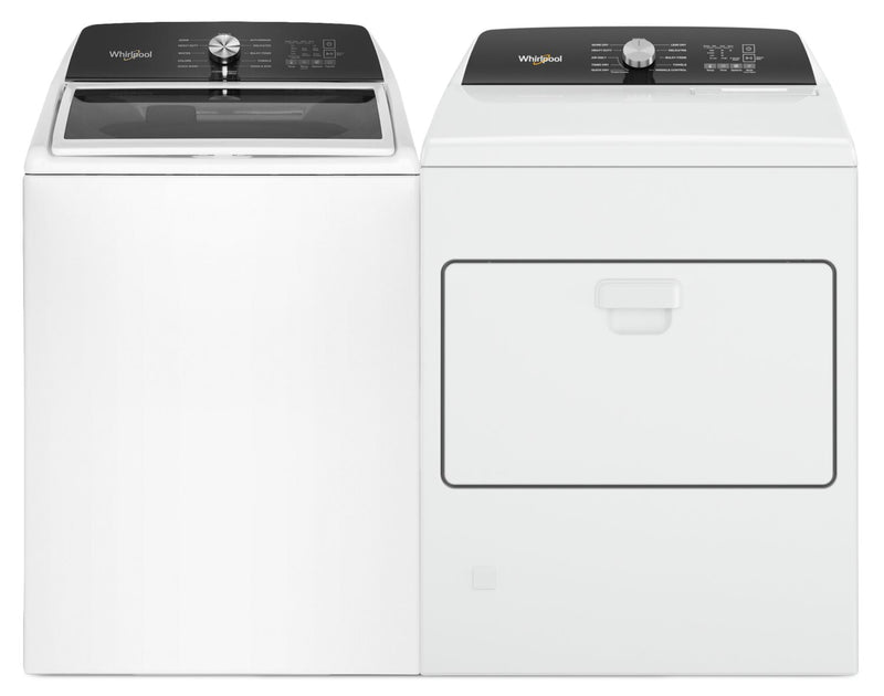 Whirlpool 5.2 Cu. Ft. Top-Load Washer with Built-In Faucet and 7 Cu. Ft. Gas Dryer