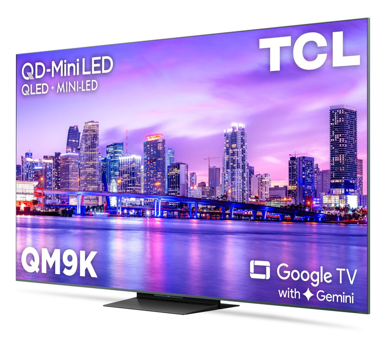 TCL 85\" QM9K QLED QD Mini-LED 4K UHD Smart Google TV (85QM9K)