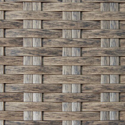 Muskoka Outdoor Patio Fire Pit Table - 50,000 BTU, Resin Wicker, Metal - Beige