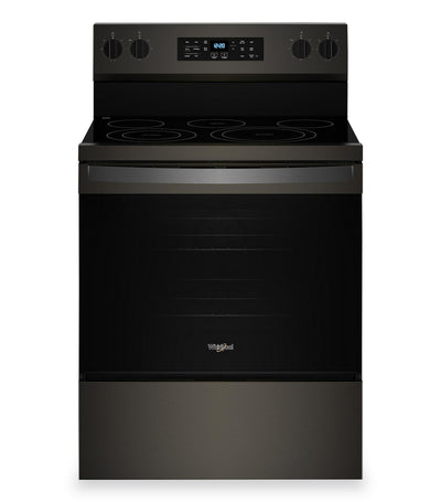 Whirlpool 5.3 Cu. Ft. Electric Range with No Preheat Air Fry - Black Stainless Steel - YWFES5030RV  | Cuisinière électrique Whirlpool de 5,3 pi3 avec friture à air sans préchauffage - acier inoxydable noir - YWFES5030RV  | YWFES5RV