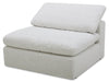 Sky Modular 44\" Fabric Armless Chair with Removable Feather Down Cushions - Nathan Wheat