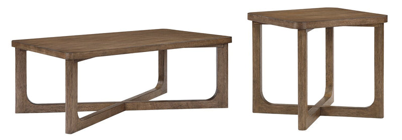 Maxwell 24\" End Table - Light Brown Hickory