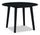 ["Bryn Drop-Leaf Dining Table, 42##PACKAGEDETAILSquot; Round - Black"]