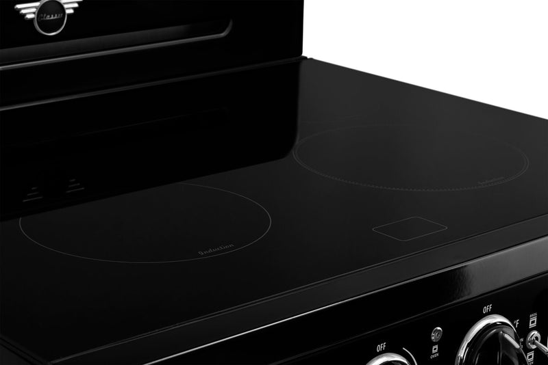 Classic Retro by Unique 30\" 3.9 Cu. Ft. Induction Range - Midnight Black - UNQ-30CR IC B