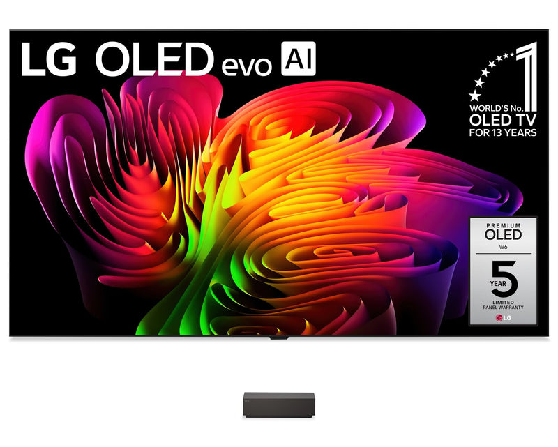LG 77\" W6 OLED Evo AI 4K Smart TV (OLED77W6PUA.ACC) – 2026 Model