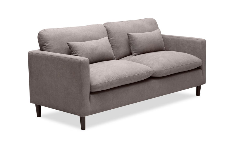Kortlyn 78\" Linen-Look Fabric Sofa - Grey