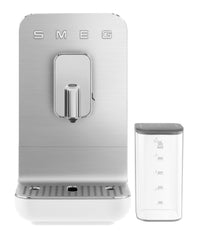 Smeg Fully Automatic Espresso Maker with Milk Container - Matte White - BCC13WHMUS 