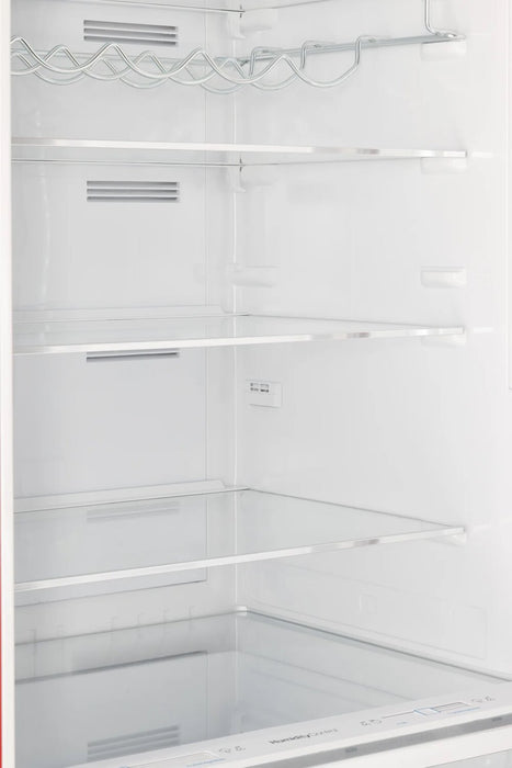 Unique Classic Retro 28\" 17 Cu Ft. Bottom Mount Refrigerator - White - UNQ-455L W AC