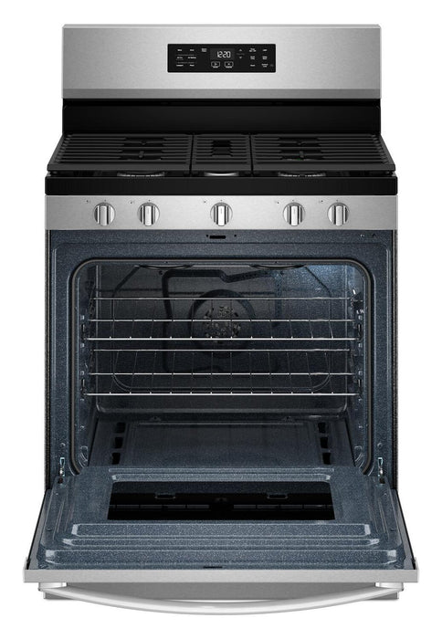 Whirlpool 30\" 5.0 Cu. Ft. Gas Range with Air Cooking – Fingerprint Resistant Stainless Steel - WFGS4530SZ