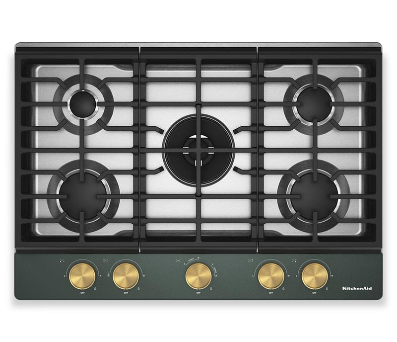  KitchenAid Gas-on-Metal Cooktop with CookShield Finish - Juniper - KCGK730SJP