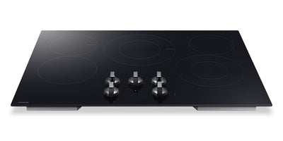 Samsung 30" Radiant Cooktop with Illuminated Knobs – Black - NZ30FG6332RKAA | Surface de cuisson Samsung de 30 po à éléments radiants avec boutons illuminés - noire - NZ30FG6332RKAA