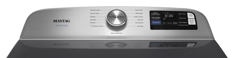 Maytag 7.4 Cu. Ft. Pet Pro Electric Dryer - Midnight Steel - YMED7205RF