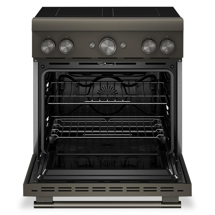 KitchenAid 30\" 4.1 Cu. Ft. Freestanding Convection Range with No Preheat Air Fry - Black Ore - KFIS930SBE