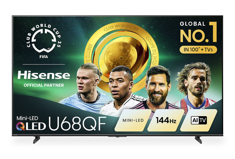 Hisense 75\" U68QF Mini-LED 4K UHD QLED AI TV