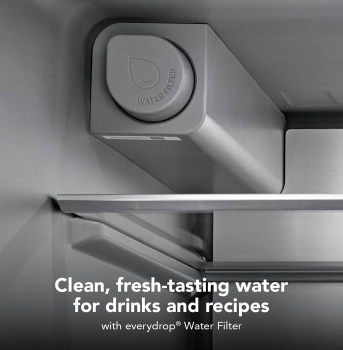 Kitchenaid 29 Cu. Ft. French Door Refrigerator – Black Ore - KRMF436SBE