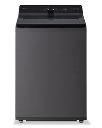 LG 5.8 Cu. Ft. Smart Top-Load Washer with EasyUnload™ and AI Sensing - Platinum Black - WT8200CL 