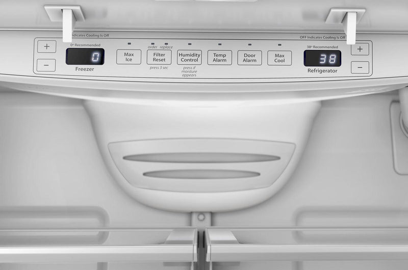 Whirlpool 36\" 20 Cu. Ft. Counter-Depth French-Door Refrigerator - White - WRFC2036RW