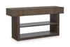 Tilson 62\" Modern Sofa Table with Storage and Shelf - Urbane Bronze