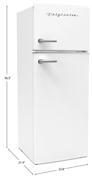 Frigidaire 7.2 Cu. Ft. Retro Top-Freezer Refrigerator - White - EFR789-WHITE