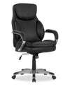 Sealy® Posturepedic Palisade 28\" Adjustable Ergonomic Office Chair - Black
