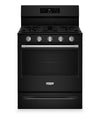 Maytag 5 Cu. Ft. Convection Gas Range with No Preheat Air Fry - Black - MFGS6030RB