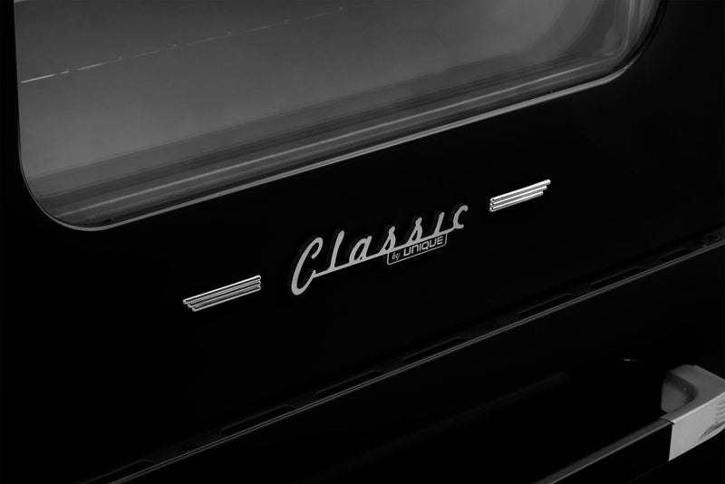 Classic Retro by Unique 30\" 3.9 Cu. Ft. Induction Range - Midnight Black - UNQ-30CR IC B
